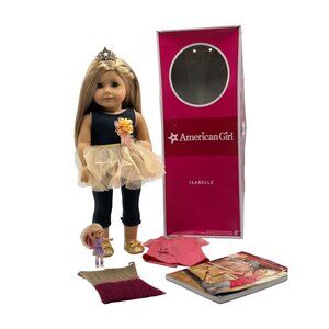 EUC American Girl Isabelle Palmer GOTY 2014 Doll Box Book Performance Outfit